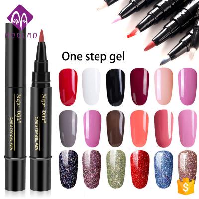 China New China Fashion One Step Gel Polish 5ml Nail Art One Step Gel Pen 18 Colors One Step Gel Polish For Nail 5ml for sale