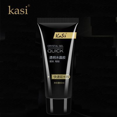 China 2018 Nail Art Crystal Poly Kasi Quick Cure Gel Gel With 5 Colors 30ml.60ml for sale