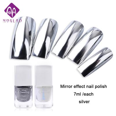 China Non-Toxic Super Shine Nail Art 7ml Mirror Effect Polish for sale