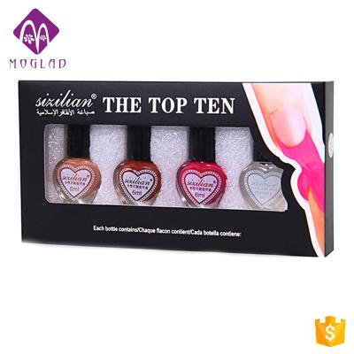 China NAIL Easam Hot 4pcs Peel Off Nail Polish Gift Set for sale