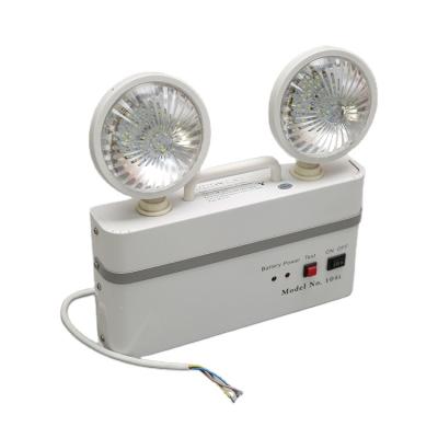 China Over Charge And Deep Discharge Protection Classic Double / Twin Spot LED Emergency Light for sale