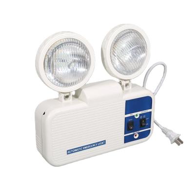 China Over Head Charge And Deep Discharge Protection Of Double / Twin Spot LED Emergency Light for sale