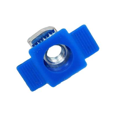 China Heavy Industry HDG Dacromet Square Nut Plastic Wing Nut For Solar Panel Bracket for sale