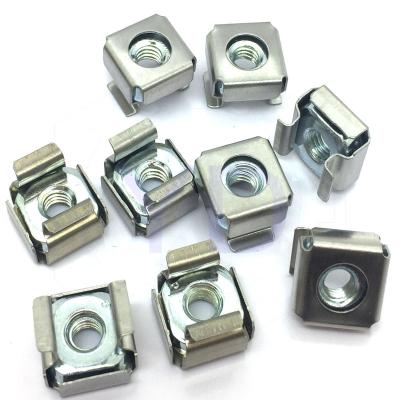 China Heavy Industry M5 M6 CAGE NUTS 1.7-2.5 BAR TYPE BZP FULL Zinc CAGE NUTS for sale