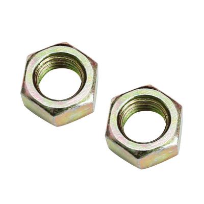 China DIN934 HDG M8 Heavy Industry Yellow Galvanized High Strength Hex Hex Nut for sale