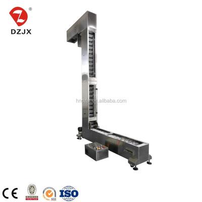 China 304sus Type Fire Resistant Food Salt Conveyor Elevator Z Buckets Fire Resistant for sale