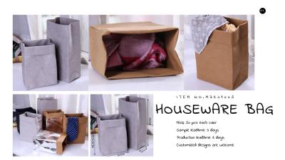 China ECO-Friendly washable kraft paper plant bag, flower pot, houseware for sale