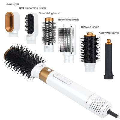 China Private Label Foldable Electric Fast Flat Iron Brush Hair Dryer Comb One Step Hot Air Brush Black Popular Choice for sale