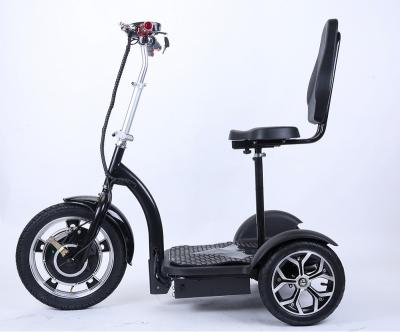 China Good quality unisex electric scooter with seat 3 wheel electric scooter for sale