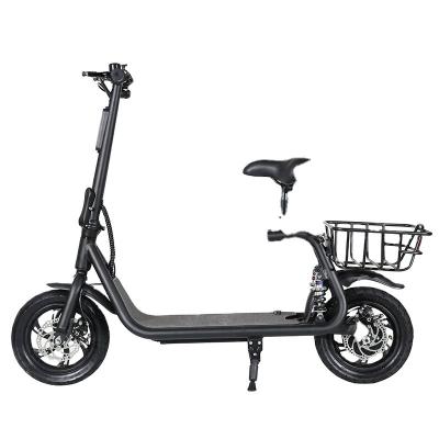 China 2 Wheel 110V-220V Unisex Charger With Front Spring And Lights 20-30km Range Electric Scooters For Adult for sale