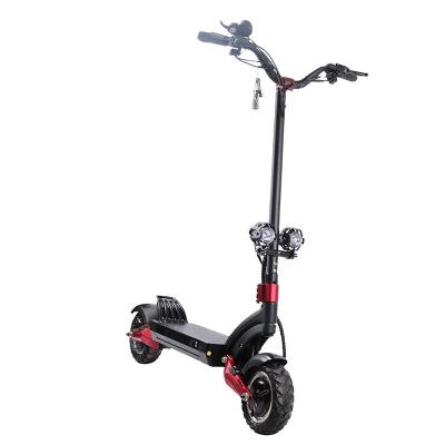 China Unisex 70KM/h 52V 18AH 1600W*2 Hub Motor Brushless Aluminum Platform Electric Scooter for sale