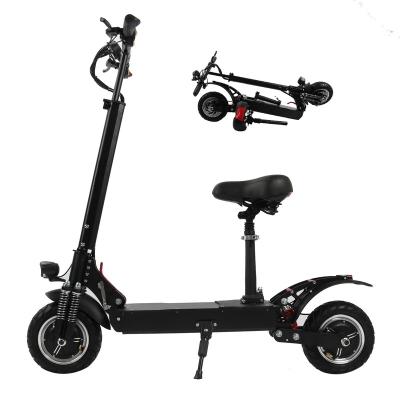 China CE Adult 52V 18A 2400w Electric Scooters Unisex Foldable Electric Scooter For Adults With Removable Seat for sale