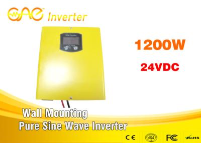 China Sonnenkollektor-Sinus-Wellen-sicherer Macht-Inverter 220v 1200w der hohen Leistungsfähigkeits-87% mit Ladegerät zu verkaufen