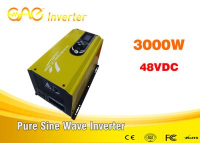 China 3000w Off Grid Solar Single Phase Power Inverter Pure Sine Wave With Charger for sale