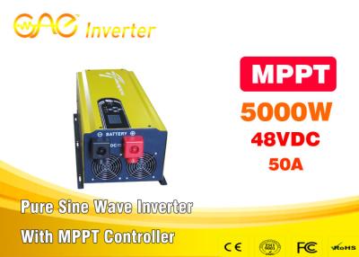 중국 격자 48v dc에 220v ac 떨어져 안정 5000 와트 6000 와트 순수한 사인 파동 변환장치 witn 안전 6개의 보호 판매용