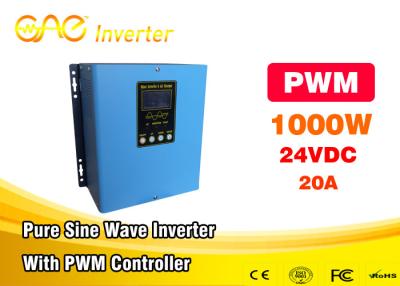 China Inversor accionado solar 1000w 12v 24v de la onda sinusoidal pura al regulador de 110v 220v PWM en venta