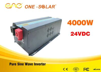 China Onda sinusoidal pura 24v al inversor 110v 4000 vatios con el cargador de UPS en venta