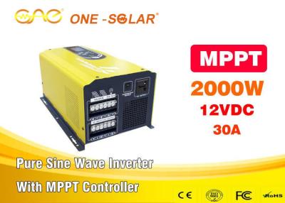 China MPPT Solar Inverter Single Phase Dc Ac 12v 220v For Led Light , Automatic Shutdown for sale