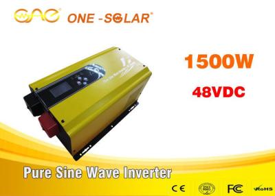 China Intelligent Off Grid Sine Wave Invertor / Solar Power System Inverter for sale