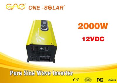 China Low Frequency 50hz / 60hz Off Grid Solar Inverter Dc Converter 2kw 24v 220v for sale