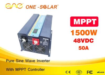 China Off Grid Solar PV Sun Power Inverter Single Phase Ups Dc Ac 12v 24v 48v To 110v 220v 1500w for sale