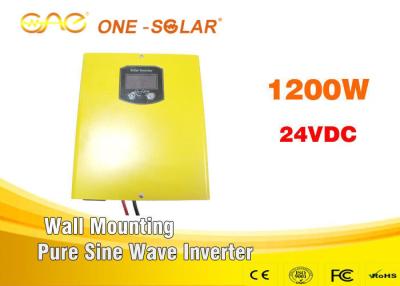 China DC de baja fricción al microprocesador del control inteligente del inversor DSP del panel solar de la CA 1200w en venta