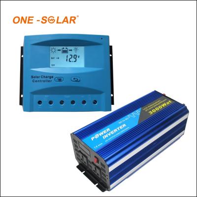 China PWM fora do vento da grade e do controlador solar 500W 12V/24V/48V da carga com Wifi/GPRS à venda