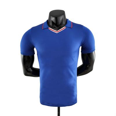 China Shirts & Tops High -quality wholesale customization new season sweat absorption fast dry blue football jersey for sale