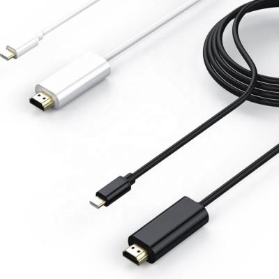 China Multifunctional Notebook PC Type-C to HD 4K Video Adapter Cable 1.8m Supports USB-C Interface Mobile Phone for sale