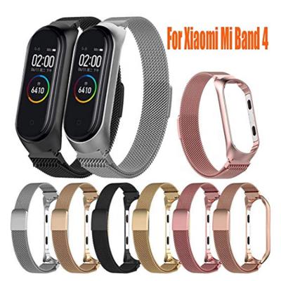 China Good Quality Wearable Replacement Metal Wrist Strap Strap for Xiaomi MI 5/6 or Smart Watch Band3/4 Waterproof Wristband Wearable for sale