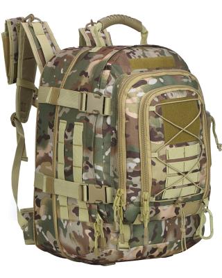 China Expandable Military Tactical Backpack Many Colors Available Large Capacity Increasing Water Resistant 39L-60L Shoulder Sports Bag for sale