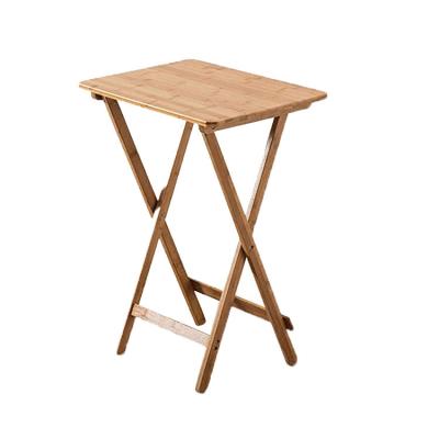 China Environmental Friendly Portable Bamboo Folding Table For Outdoor Activities Picnic for sale