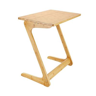 China Z shape modern design environment friendly bamboo bedside table for bedroom for sale