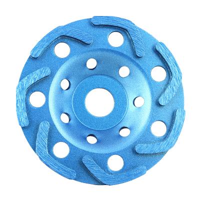 China Concrete masonry brick wall polish protection cutting disc. 100 Mm Diamond Cup Grinding Wheels For Edge Of High Speed ​​Straight Smooth Granite Abrasive for sale