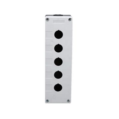 China XDL5-B05 5 Holes Plastic Electrical Boxes Push Button Electrical Control Boxes for sale