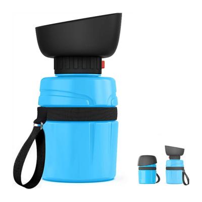 China Amazon Sustainable Cat Outdoor Drinking Bottle Portable Squeeze Pet Pet Going Out Of Bowl 500ml Dog Feeding Drinking Cup And Drinking Bottle for sale