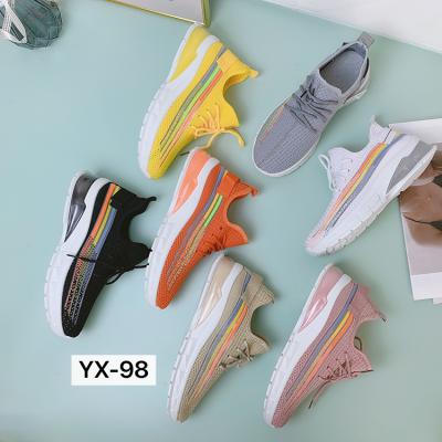 China Trend Logo Cheap Womens Fashion Shoes Custom Made High Quality Mesh Casual Breathable Fashion Sneakers for sale