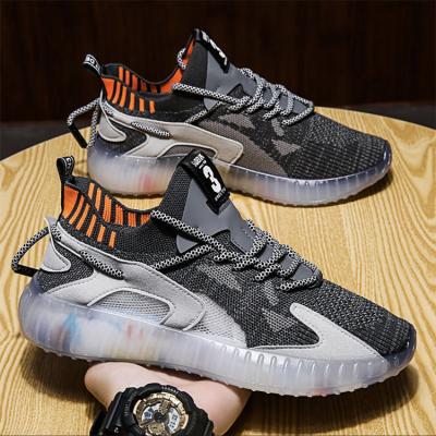 China Sports Running Shoes Lightweight Wholesale Luxury Breathable Fly Designer Platform Knitting Sneakers for sale