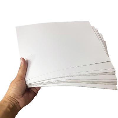 China Offset Printing Anticurvature Single Side Gray Back Coating White Duplex Board for sale