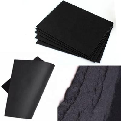 China Recyclable Good Quality Laminated Black Cardboard Paper Black Cardboard Sheets Without Coating for sale