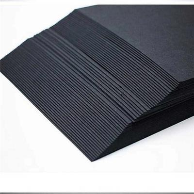 China Strong And Folding Resistance Recyclable Matte Black Paper Paper Maker For Photo Album Cover Board for sale