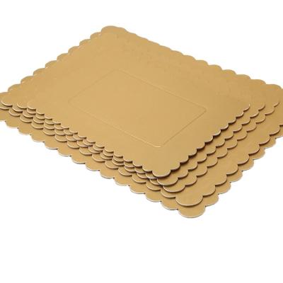 China Recyclable Customized Cheap Cake Board Customized Silver Gold OEM Custom Industrial Wrapping Food Paper Bowl for sale