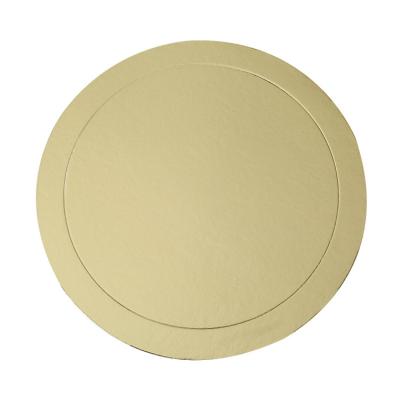 China Recyclable Gold 4/6/8/10 Inch Cake Board Round White Square Base Cakes Cardboard for sale