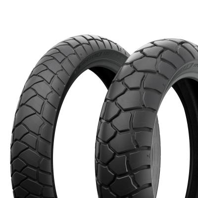 China Motorcycle Rubber Tire for UMPH TIGER 900GT Adventure TRI Size 100/90-19 and 150/70R17 for sale