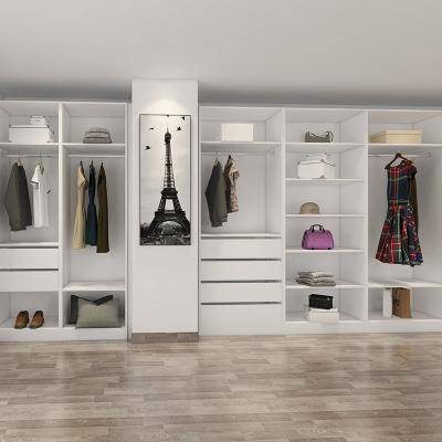 China Expandable Wooden Wardrobe Cabinet Bedroom Wall Wardrobe Design Assemble Wardrobe for sale