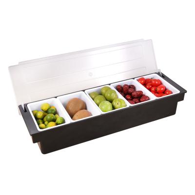 China Fresh-keeping Yantai tongli sustainable bar tools seasoning tools cocktail decoration box bar dedicated bar accessories fruit box for sale