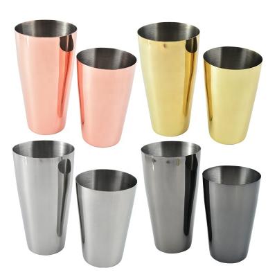 China Commercial Cocktail Shaker Set Boston Shaker Tin Set Martini Drink Shaker 28oz 18oz Stainless Steel Bar for sale