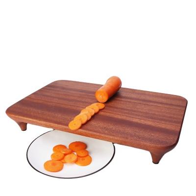 China Household wooden cutting board of ebony wood creative viable rectangular cutting plates for sale