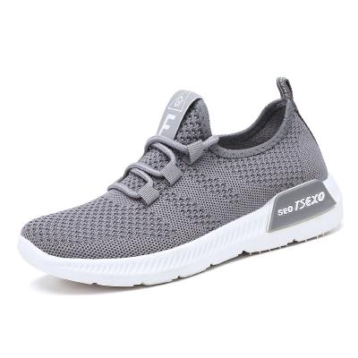 China Customized Breathable Simple Logo Girls Shoes Women Fashion Sports Flat Shoe For Ladies for sale