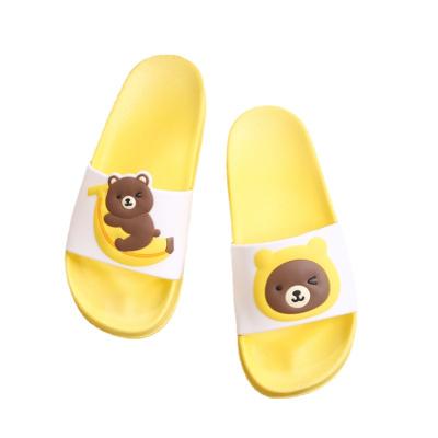 China 2021 Wholesale Breathable Thick-soled Comfortable Shoes PVC Flip Flops Rubber Kid Children Slippers for sale